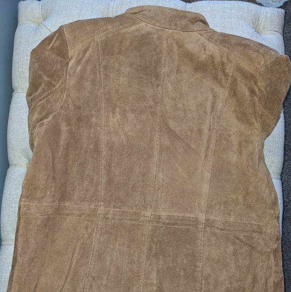 Tan suede jacket - Picture 2 of 10